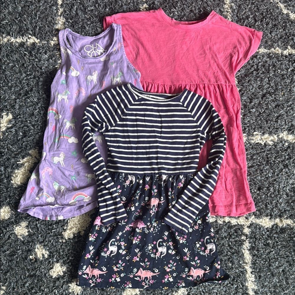 Bundle of 3 Girls Dresses